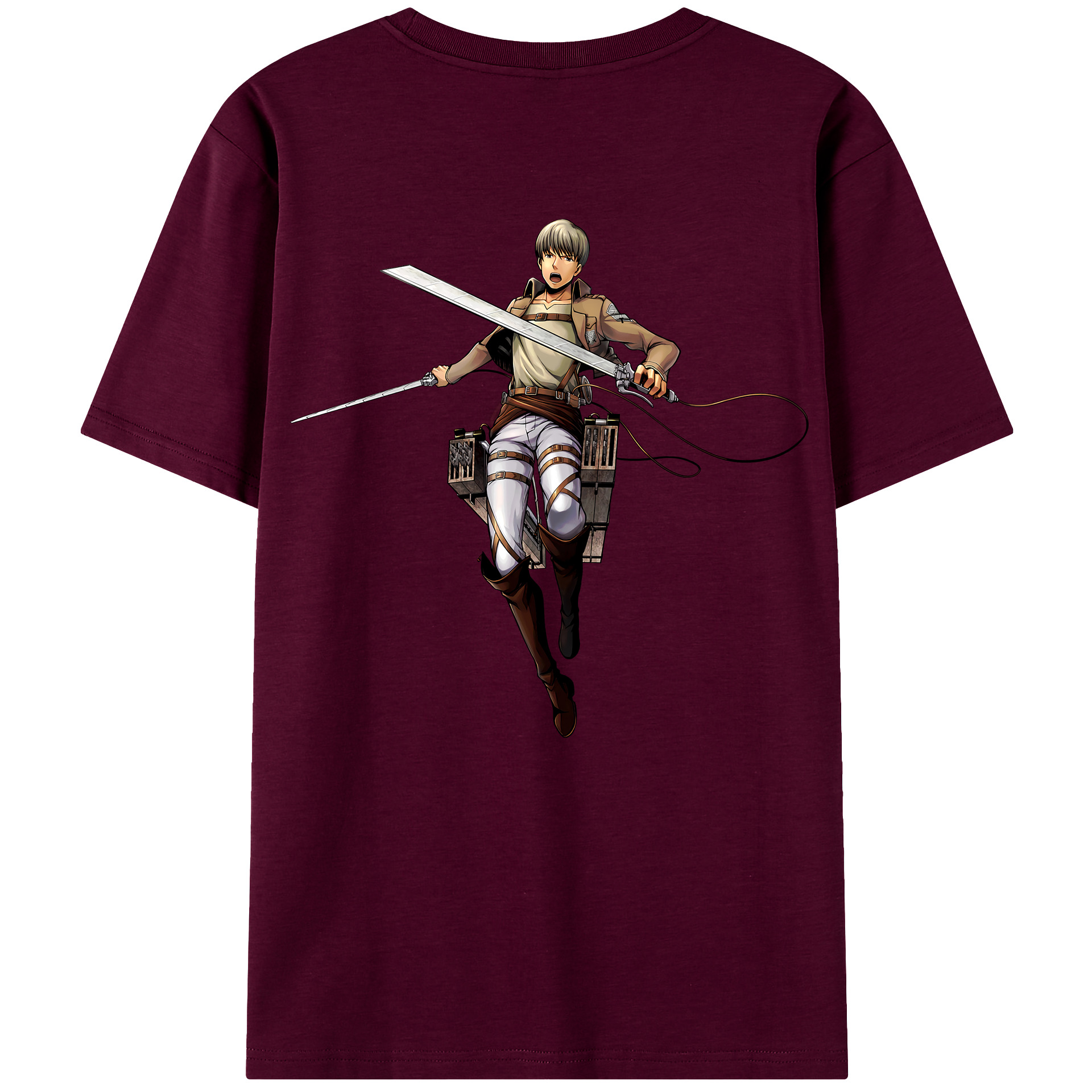 （画像用） 進撃の巨人 Attack on Titan レディース半袖Tシャツ(バックプリント)